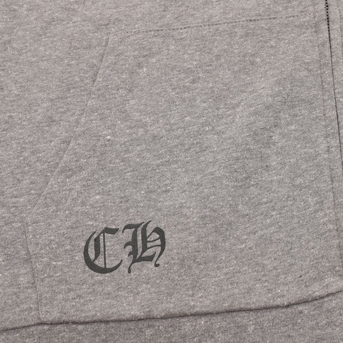 CH Logo Zip-Up Hoodie Grey