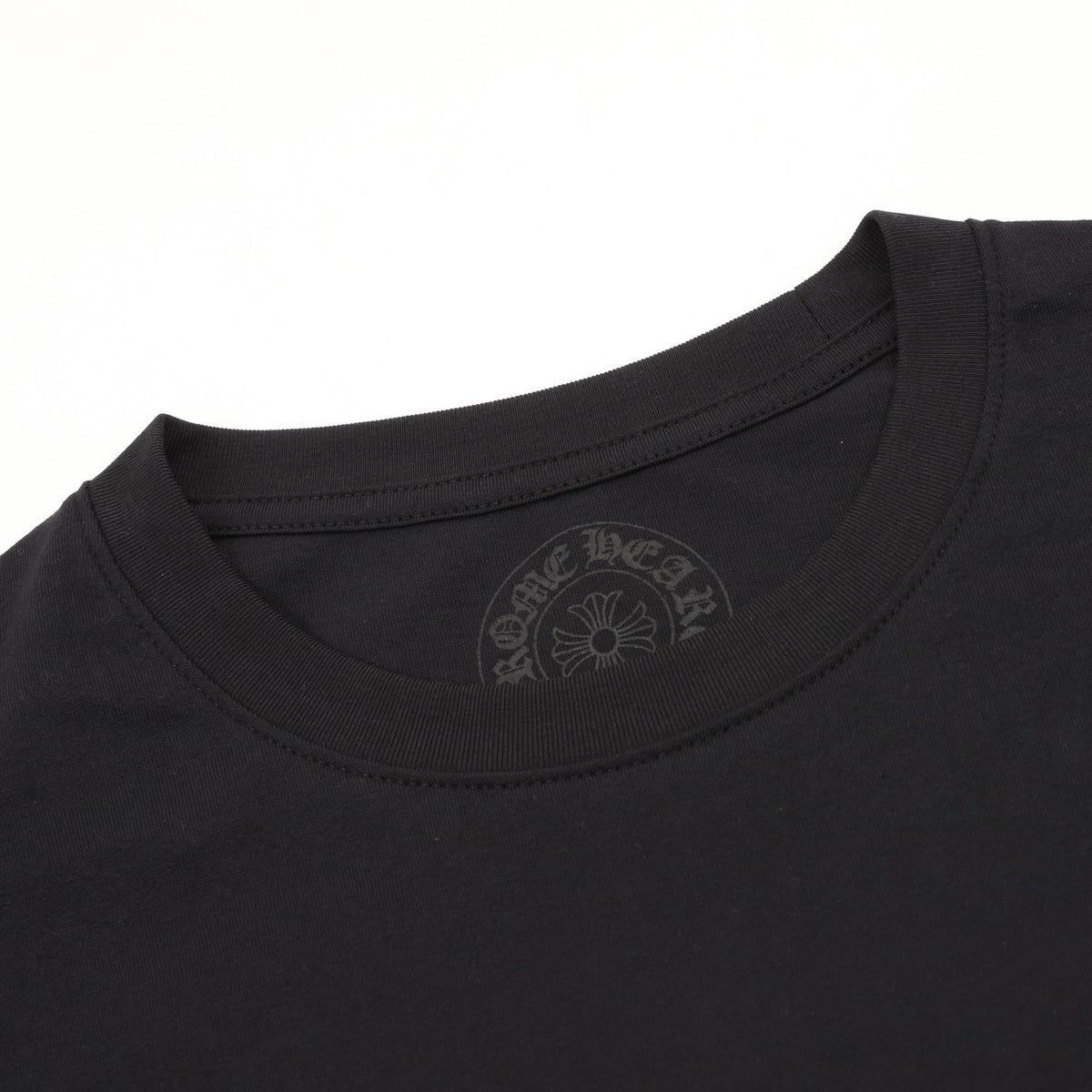 Neon Horseshoe Long Sleeve Pocket T-Shirt Black