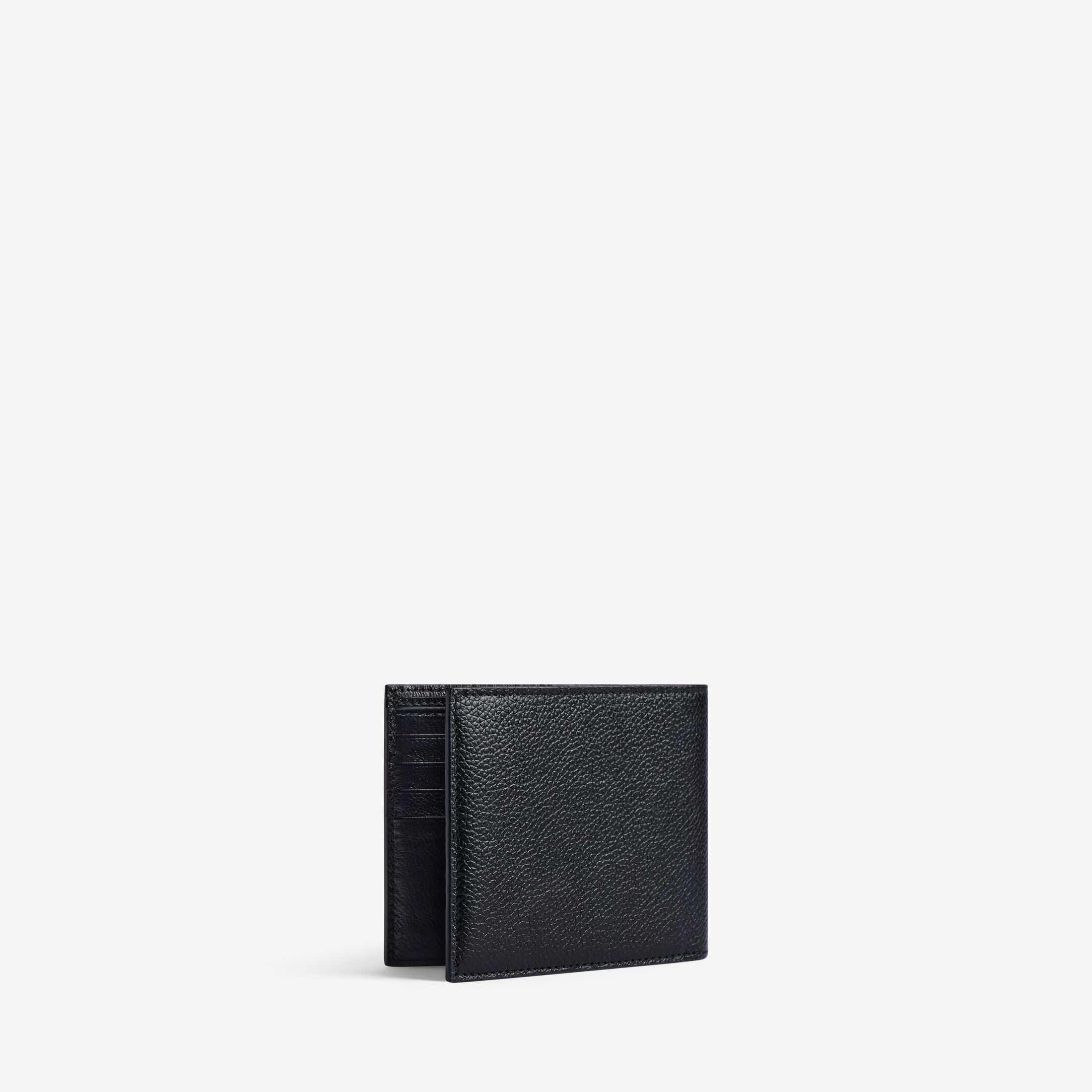 Balenciaga Cash Square Folded Wallet in Grained Calfskin