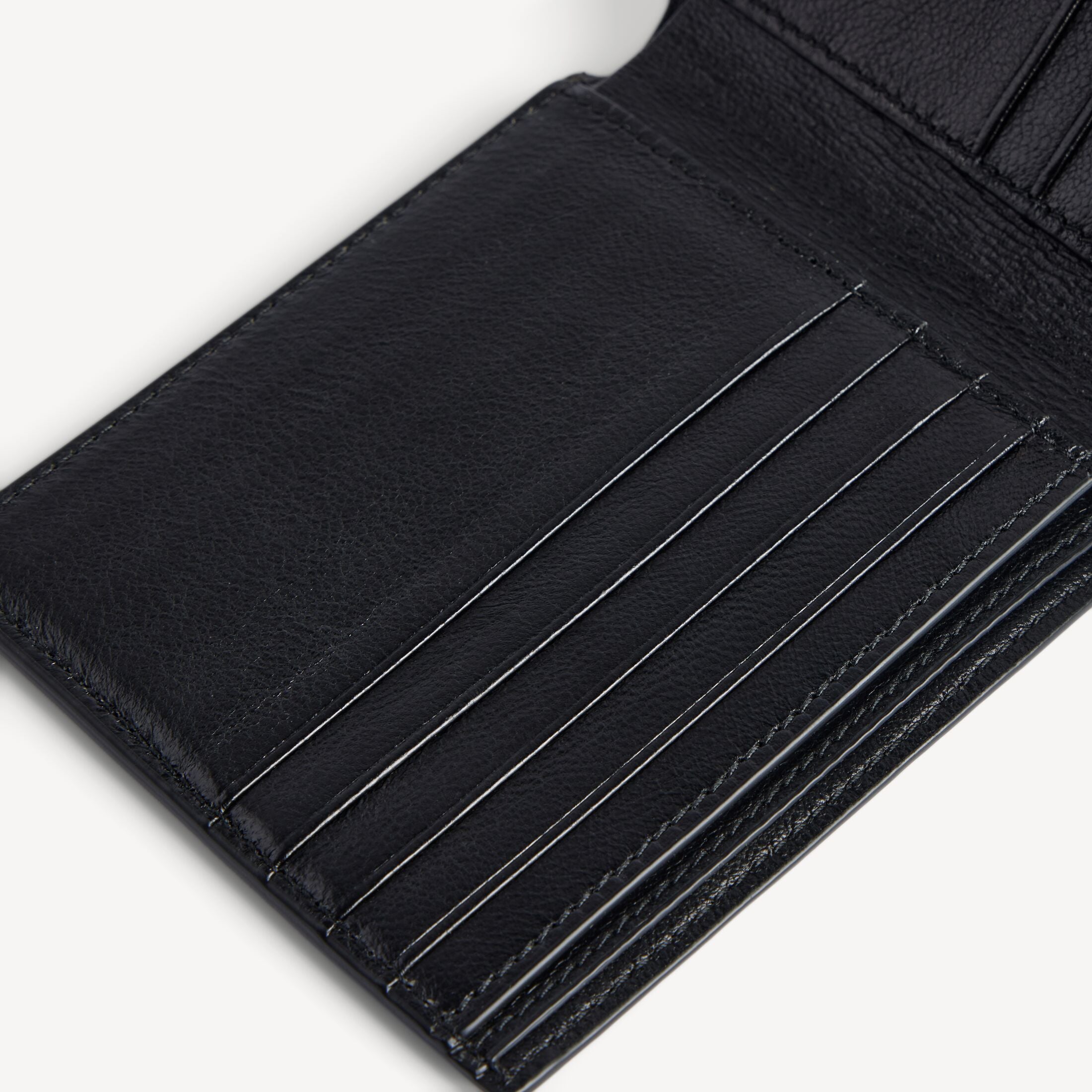 Balenciaga Cash Square Folded Wallet in Grained Calfskin