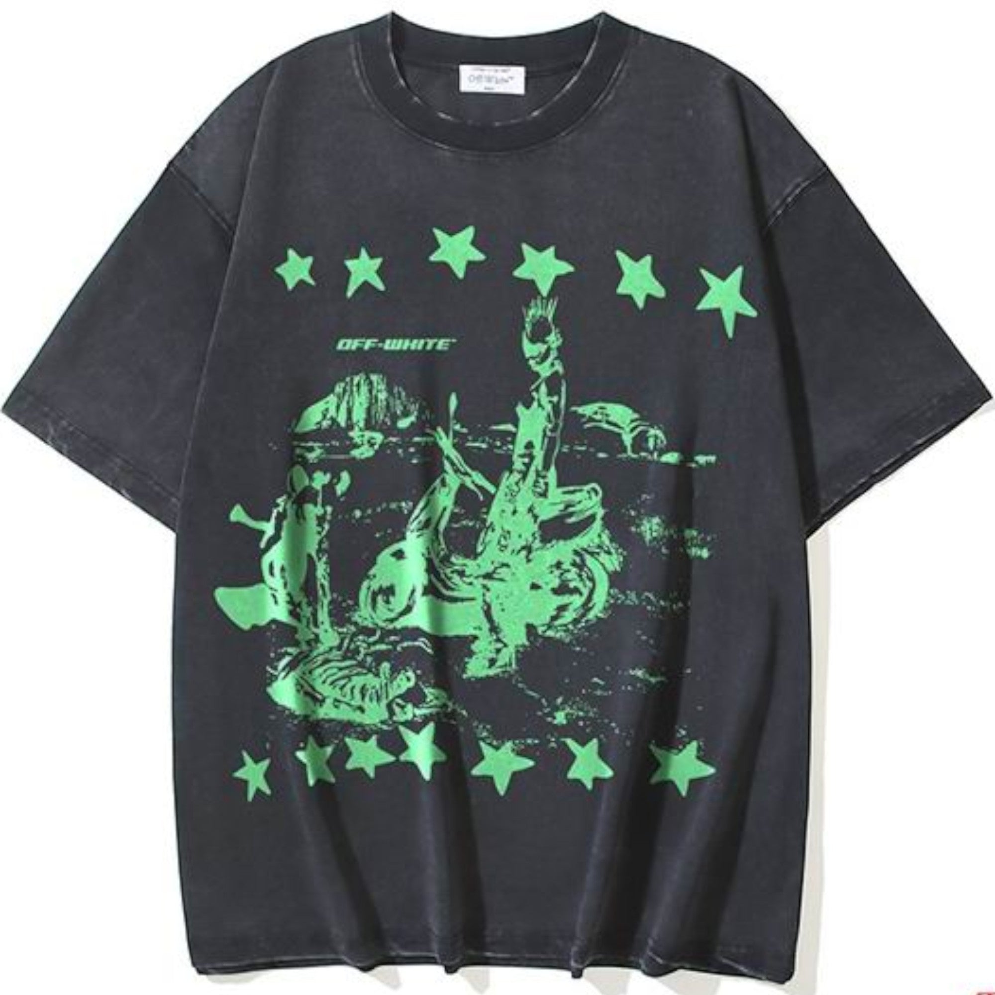 Desert 90s Skate Logo T-Shirt Washed Black