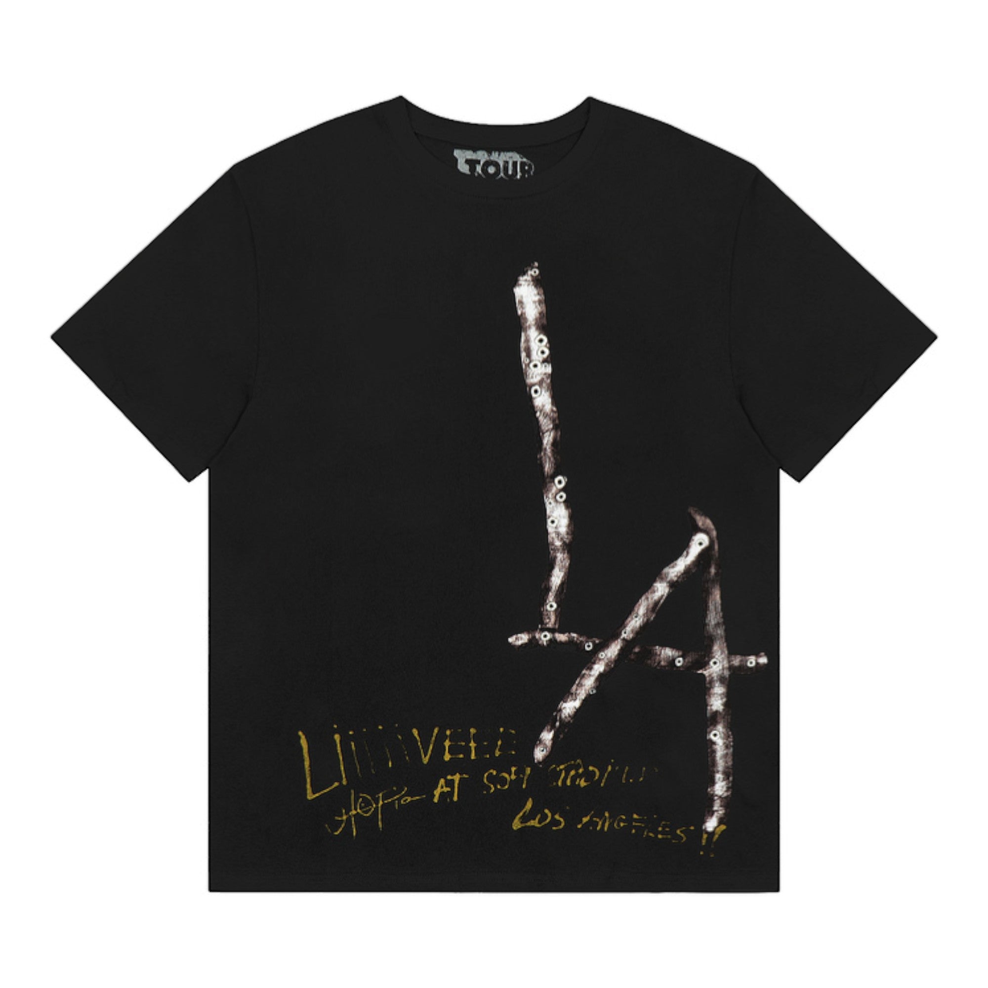 Utopia Is In Los Angeles Graphic T-Shirt Black