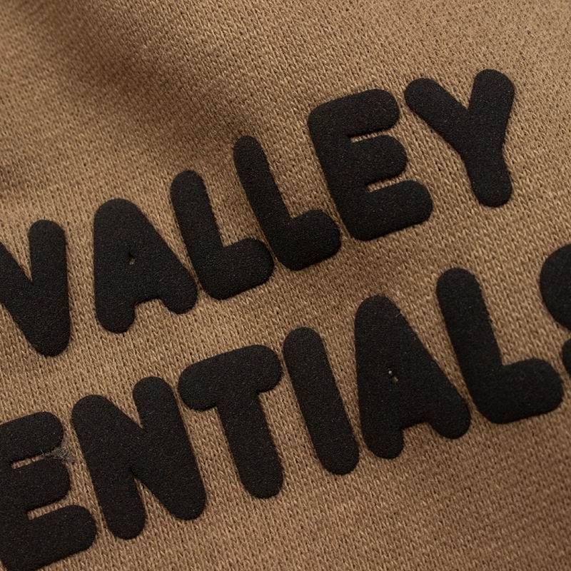 Fleece Drawstring Sweatpants Brown