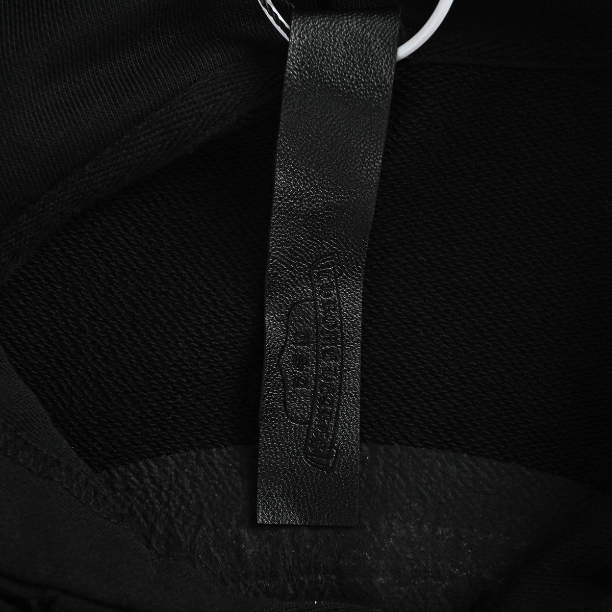 Circular Logo Pullover Hoodie Black