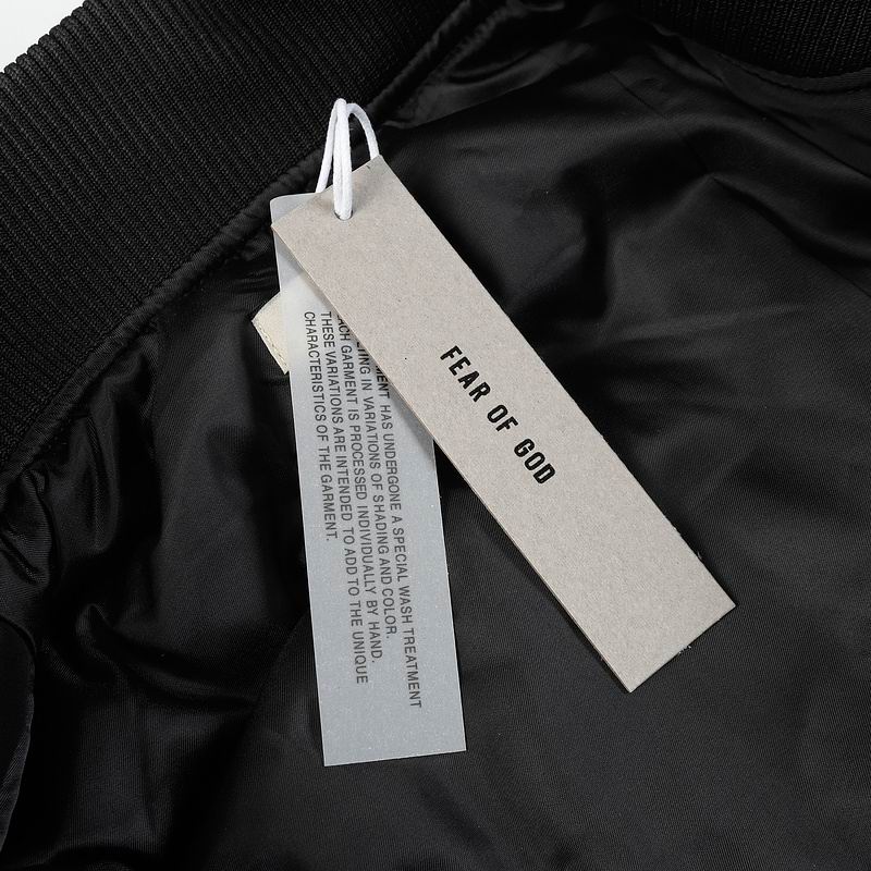 Oversized Padded Bomber Black