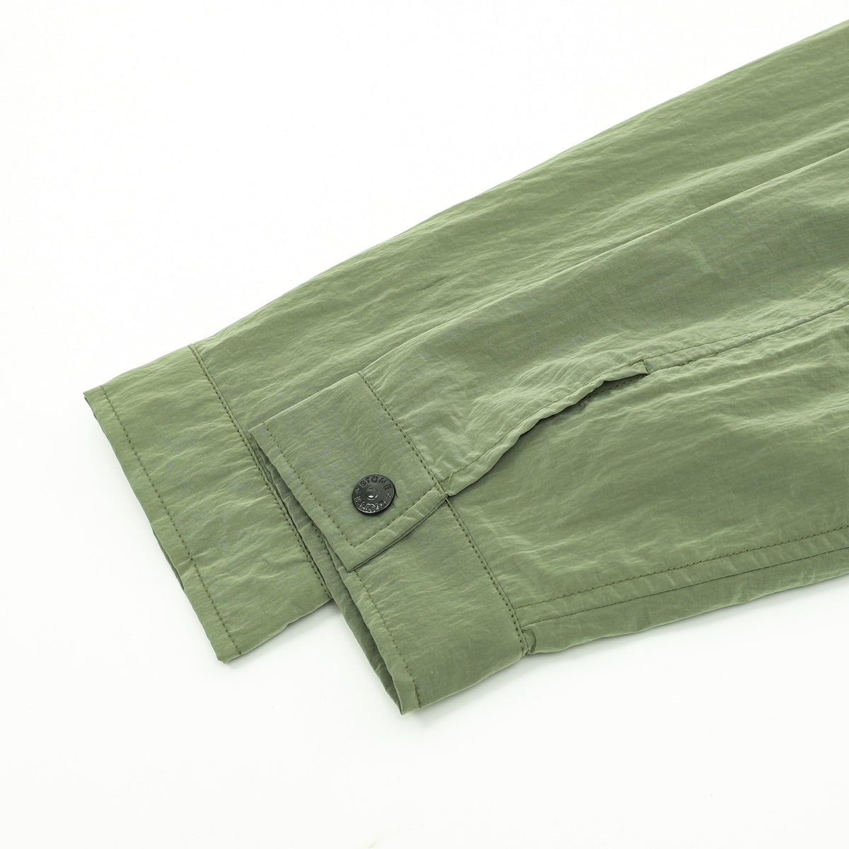 Supima Cotton Twill Stretch Hooded Jacket Sage Green