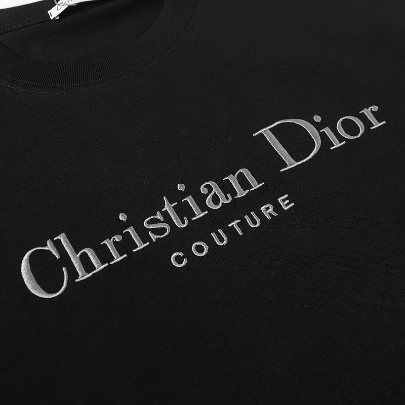 Couture Embroidered T-Shirt Black