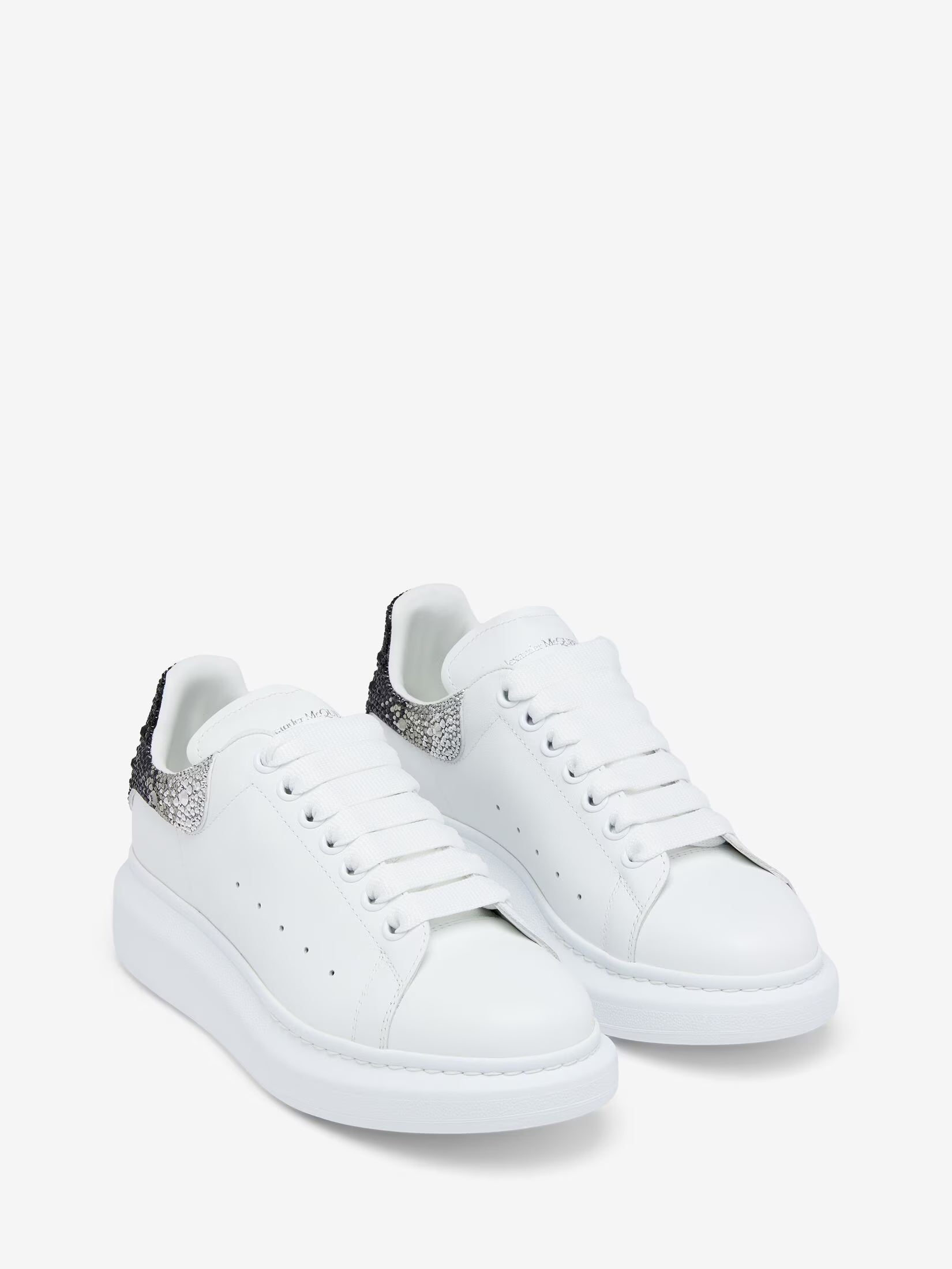 Alexander McQueen Oversized Sneaker in White Grey