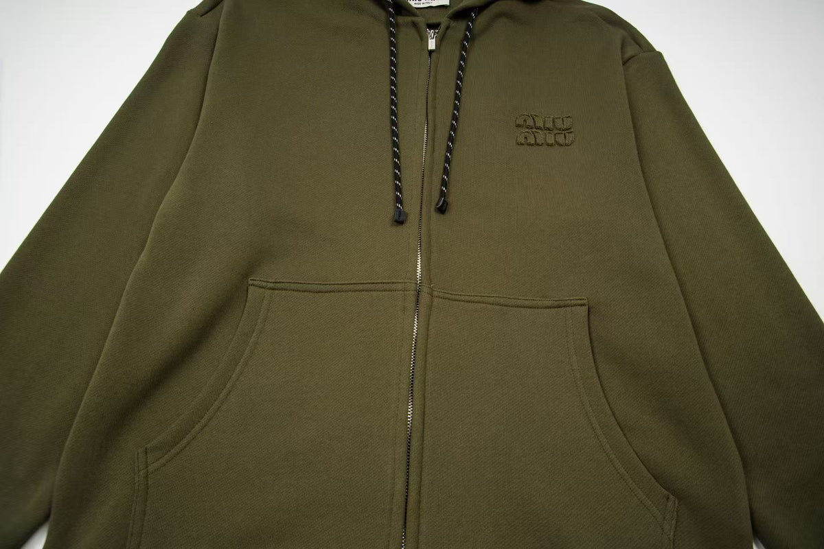 Garment-Dyed Logo Green