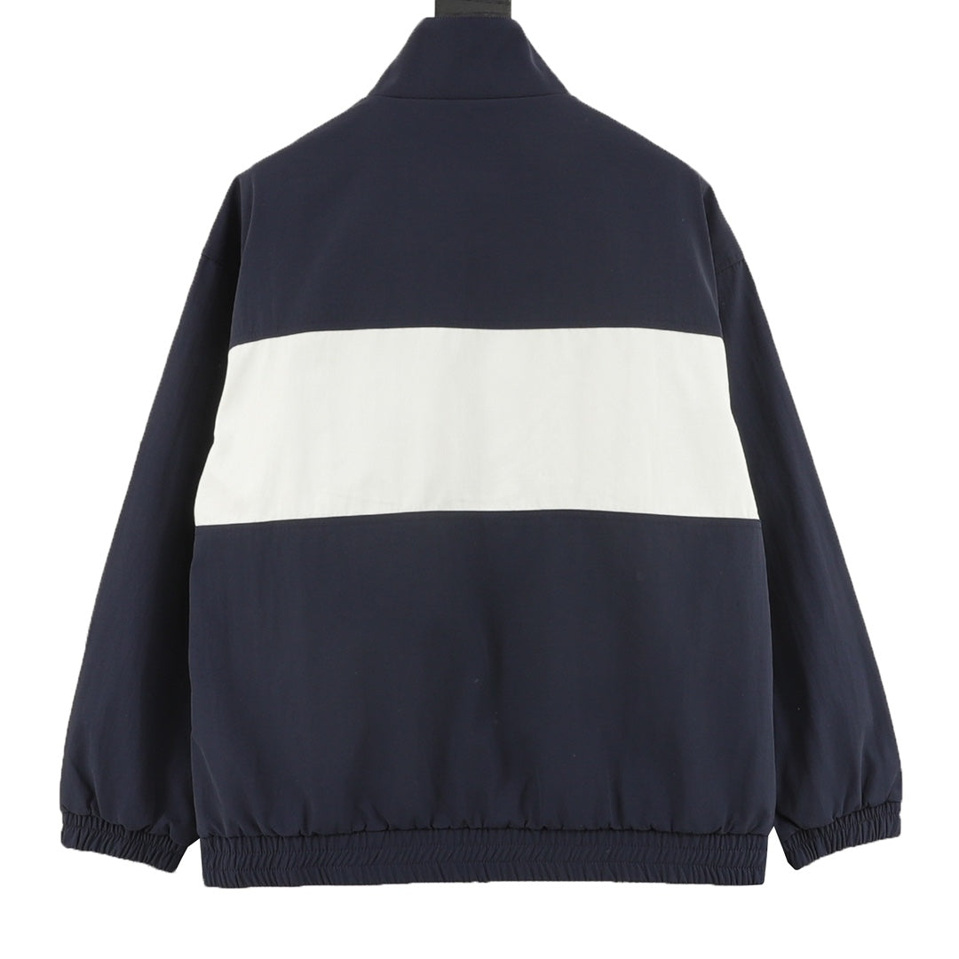 10 Avenue George V Colorblock Track Jacket Navy Blue