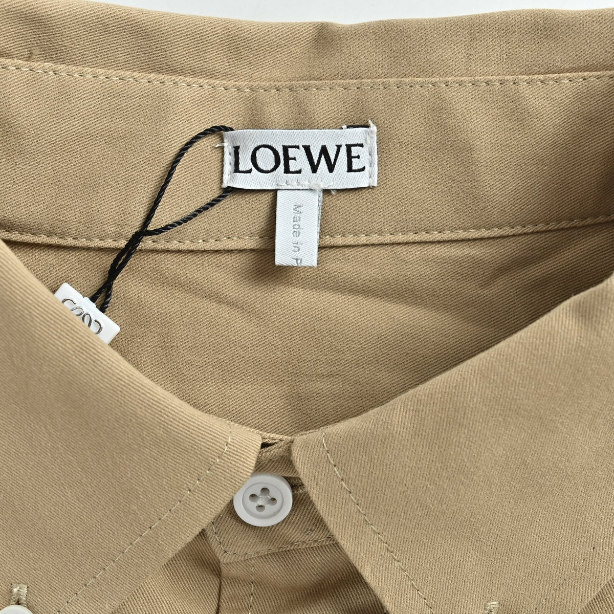 Brushed Cotton-Twill Beige