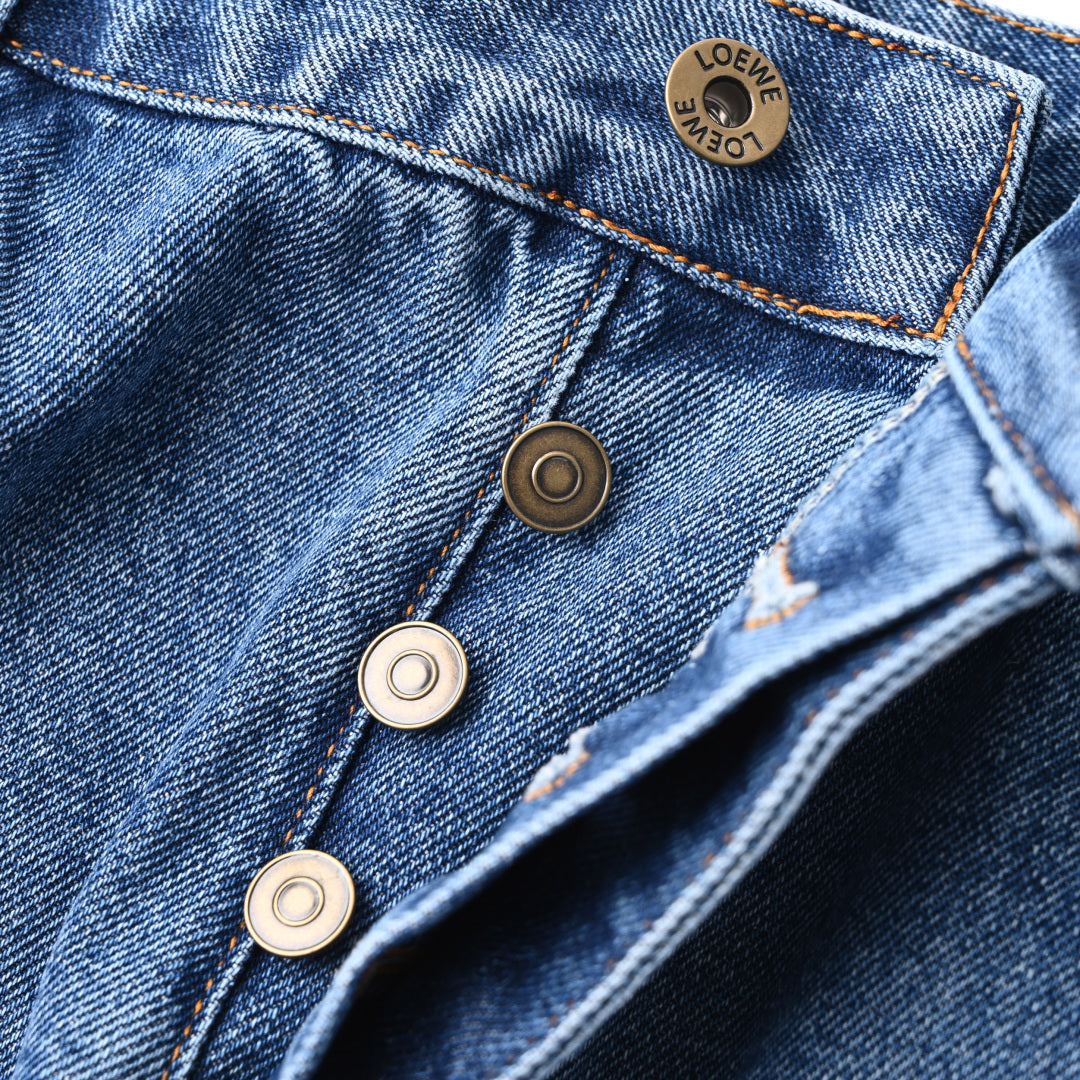 Anagram Baggy Mid-Blue Denim