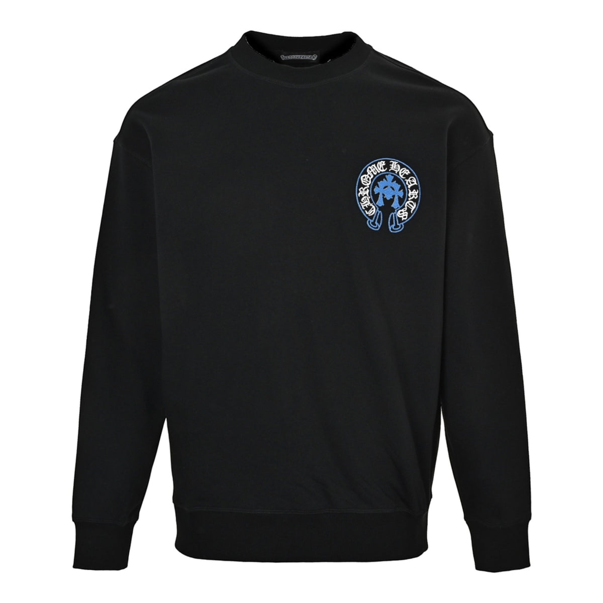 Cross Cemetery Crewneck Sweatshirt Black & Blue