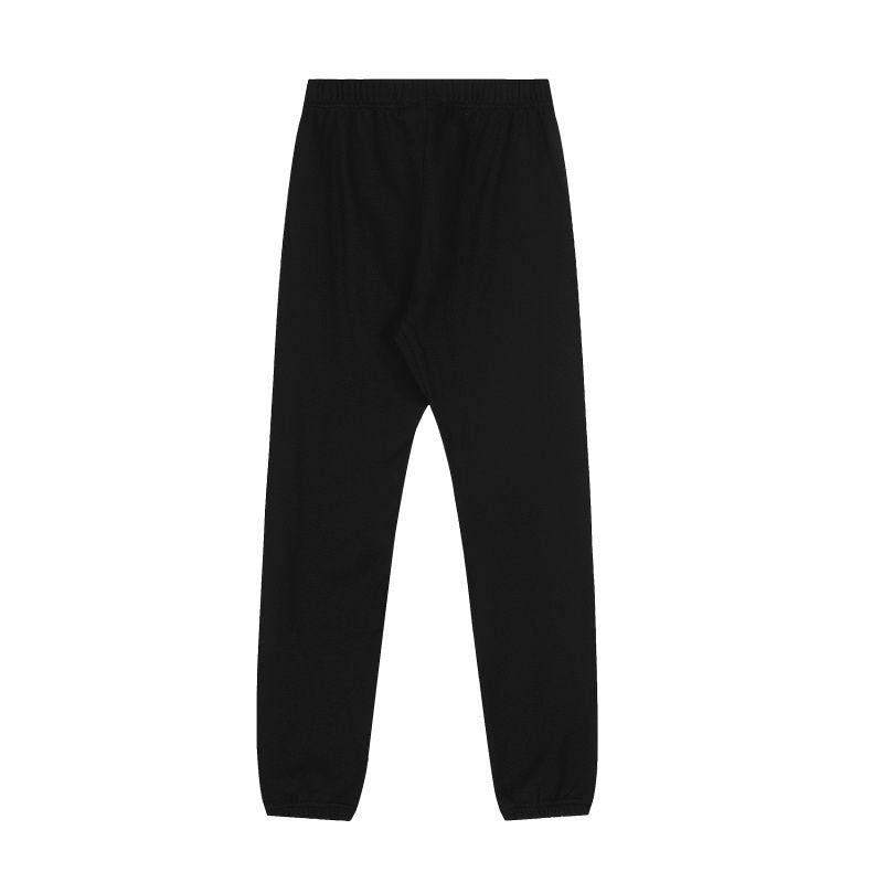 Fleece Logo Drawstring Black