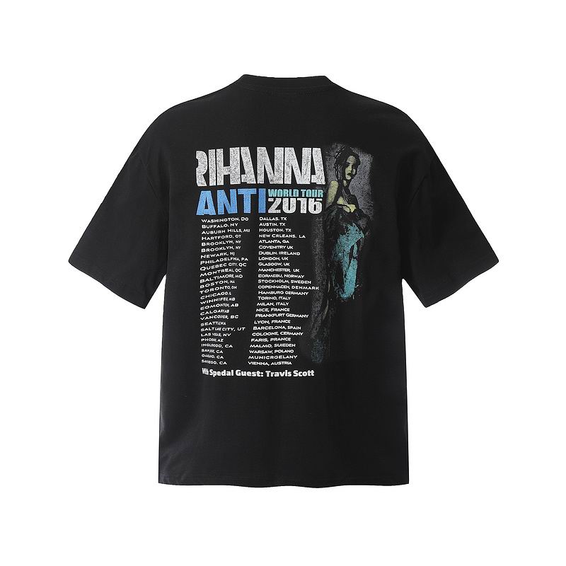 Anti World Tour Graphic T-Shirt Black