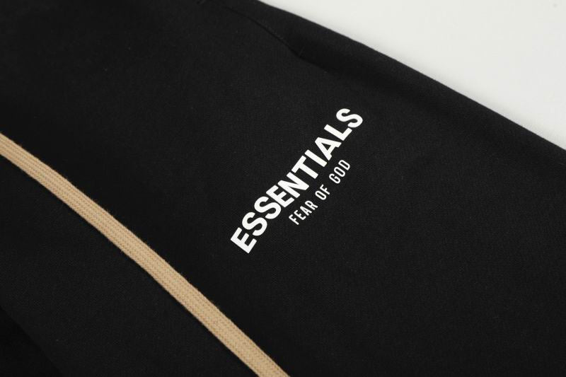 Fleece Logo Drawstring Black