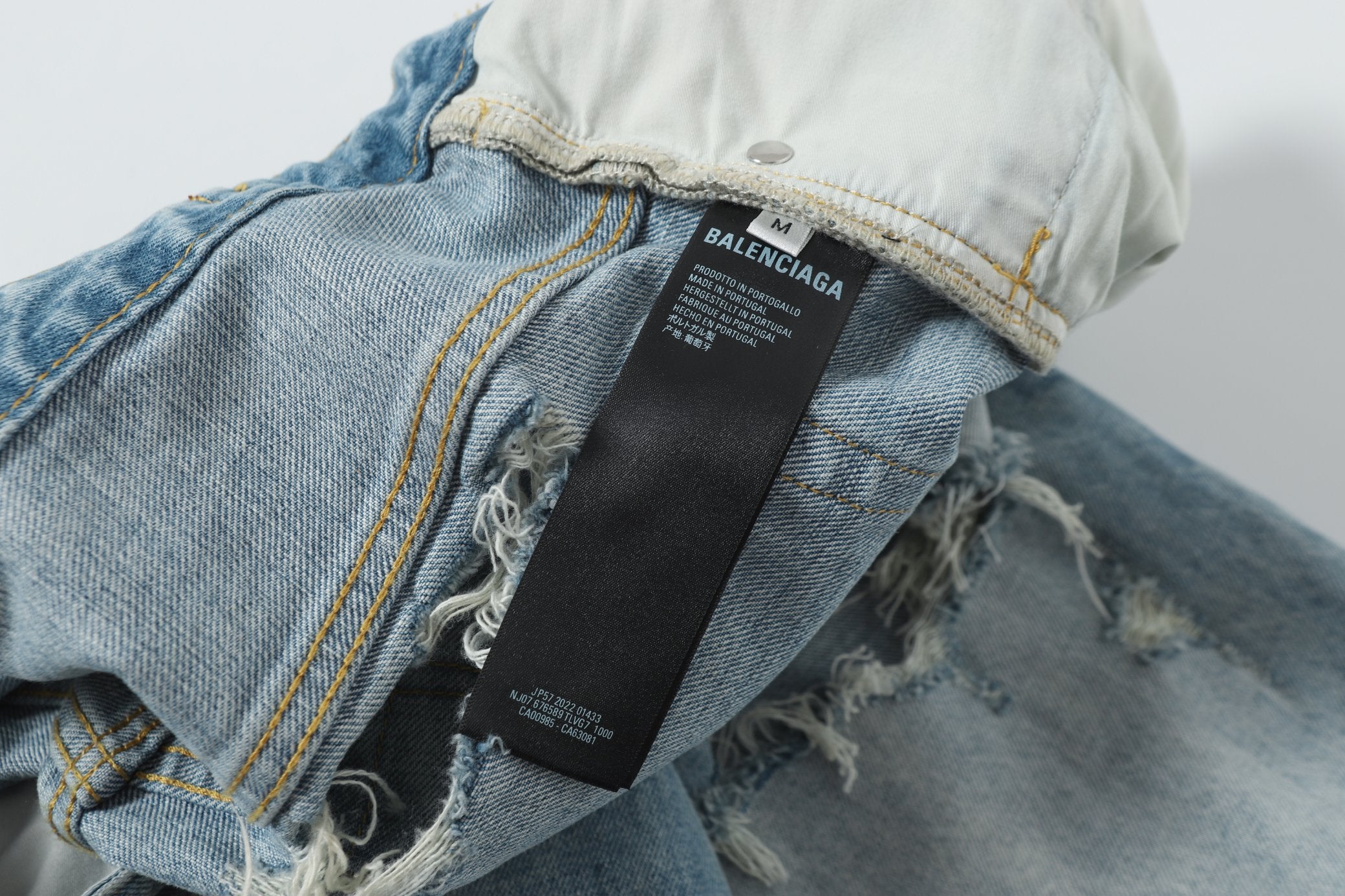 Destroyed Baggy Jeans Eco Blue