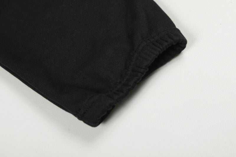 Fleece Logo Drawstring Black