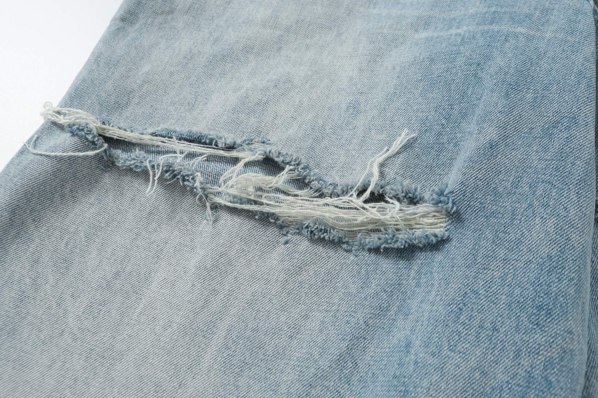 Destroyed Baggy Jeans Eco Blue