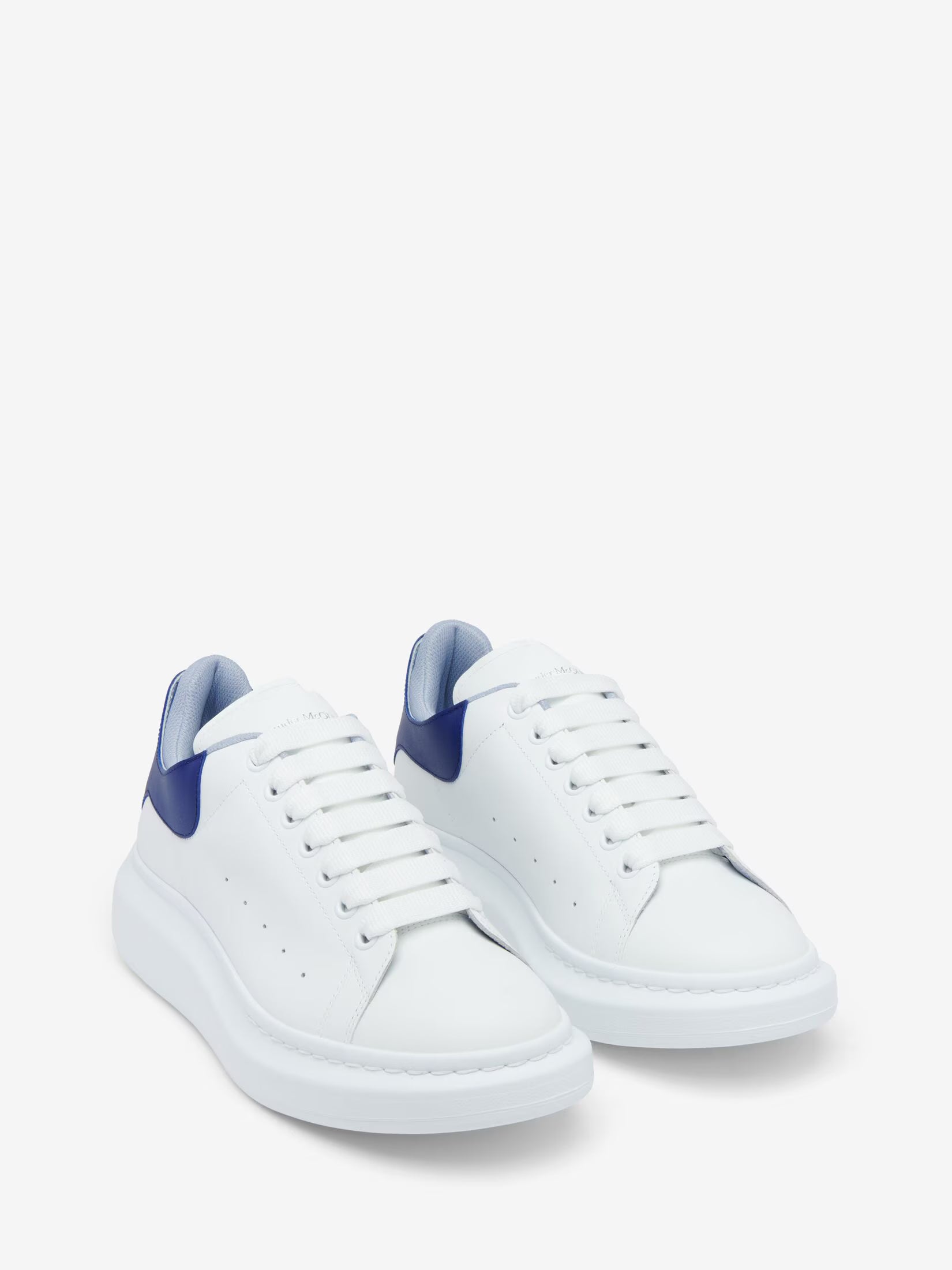 Alexander McQueen Oversized Sneaker in White Blue White