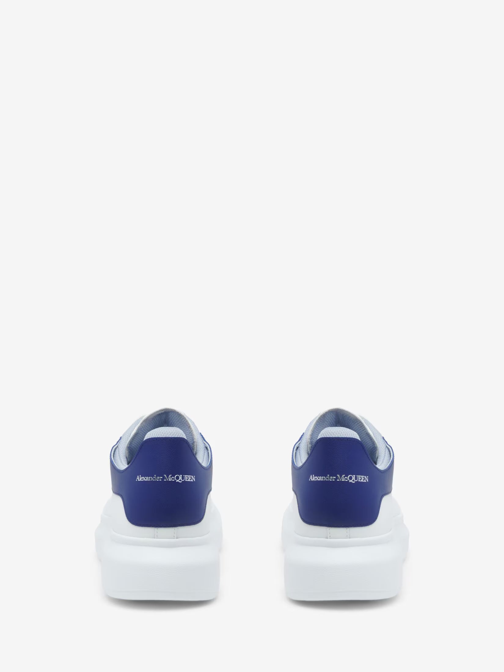 Alexander McQueen Oversized Sneaker in White Blue White