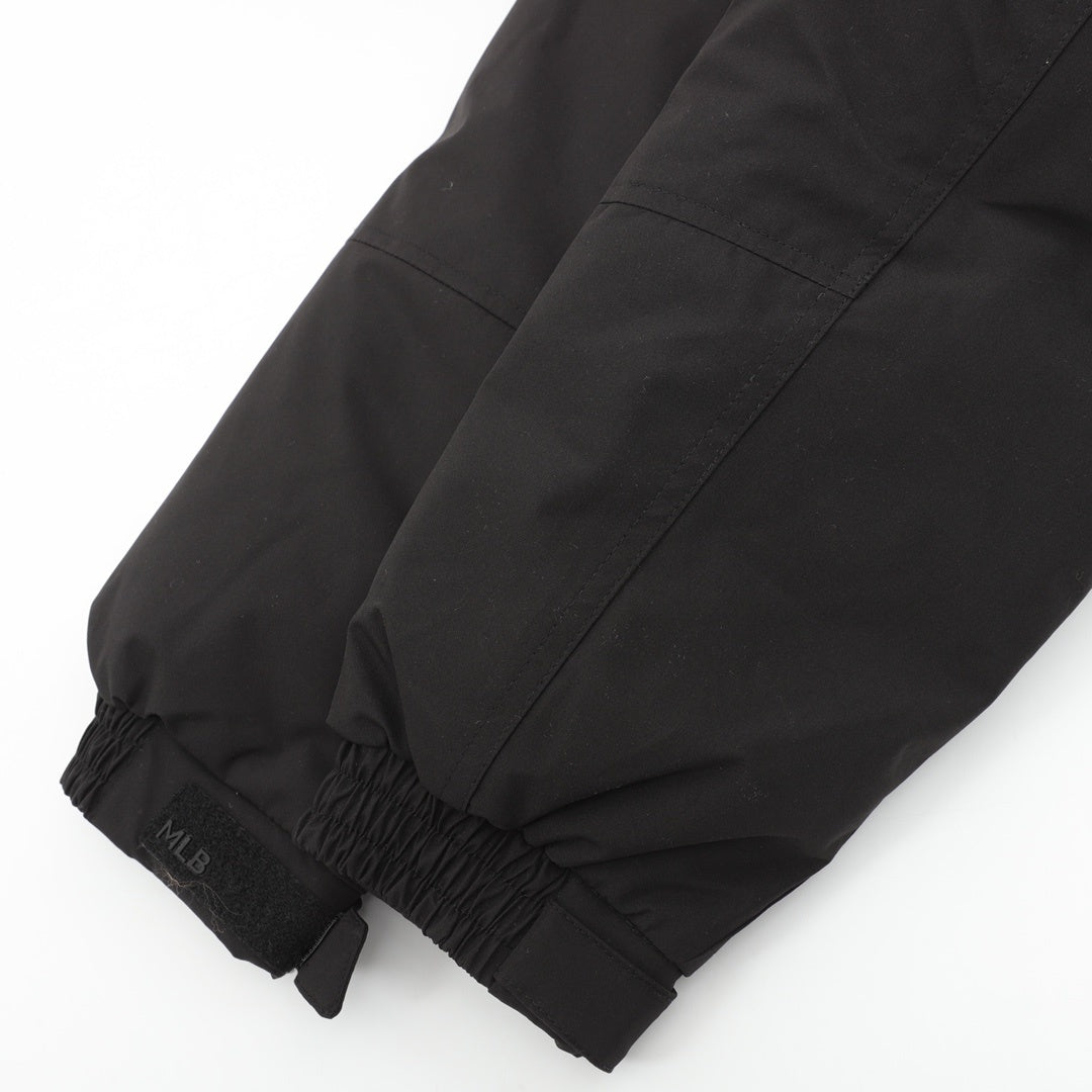 New York Yankees Long Puffer Black