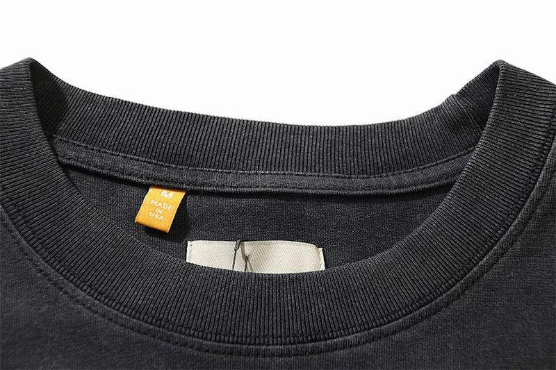 Upside Down Logo Washed Black
