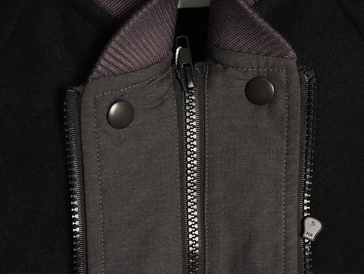 Double Zippers Black