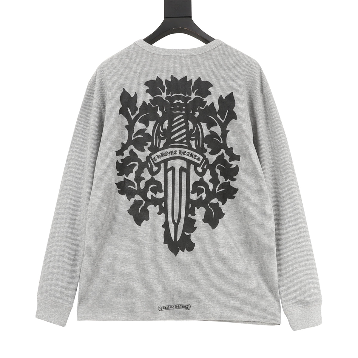 Dagger Waffle Thermal Long Sleeve T-Shirt Grey