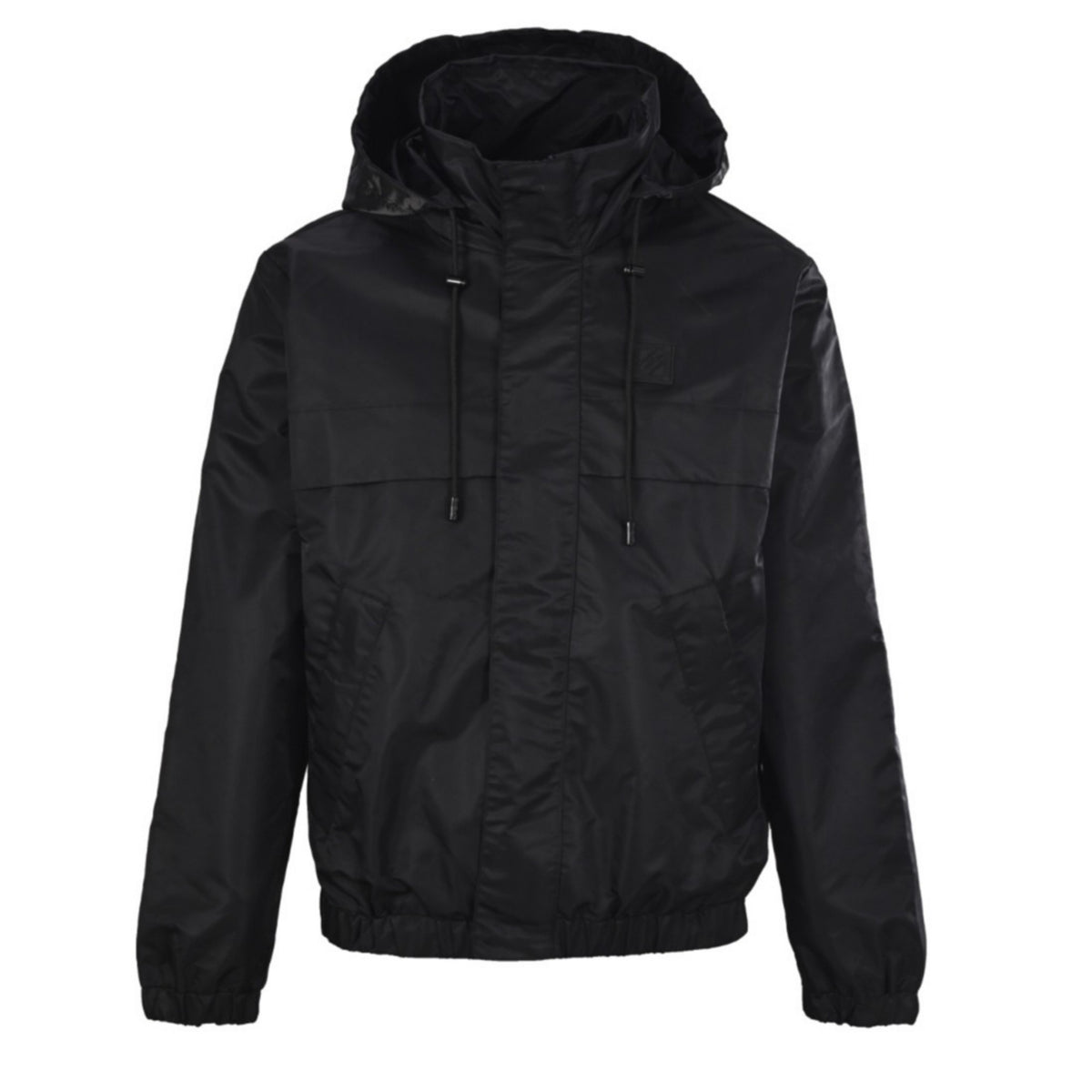 Hooded Technical Blouson Black