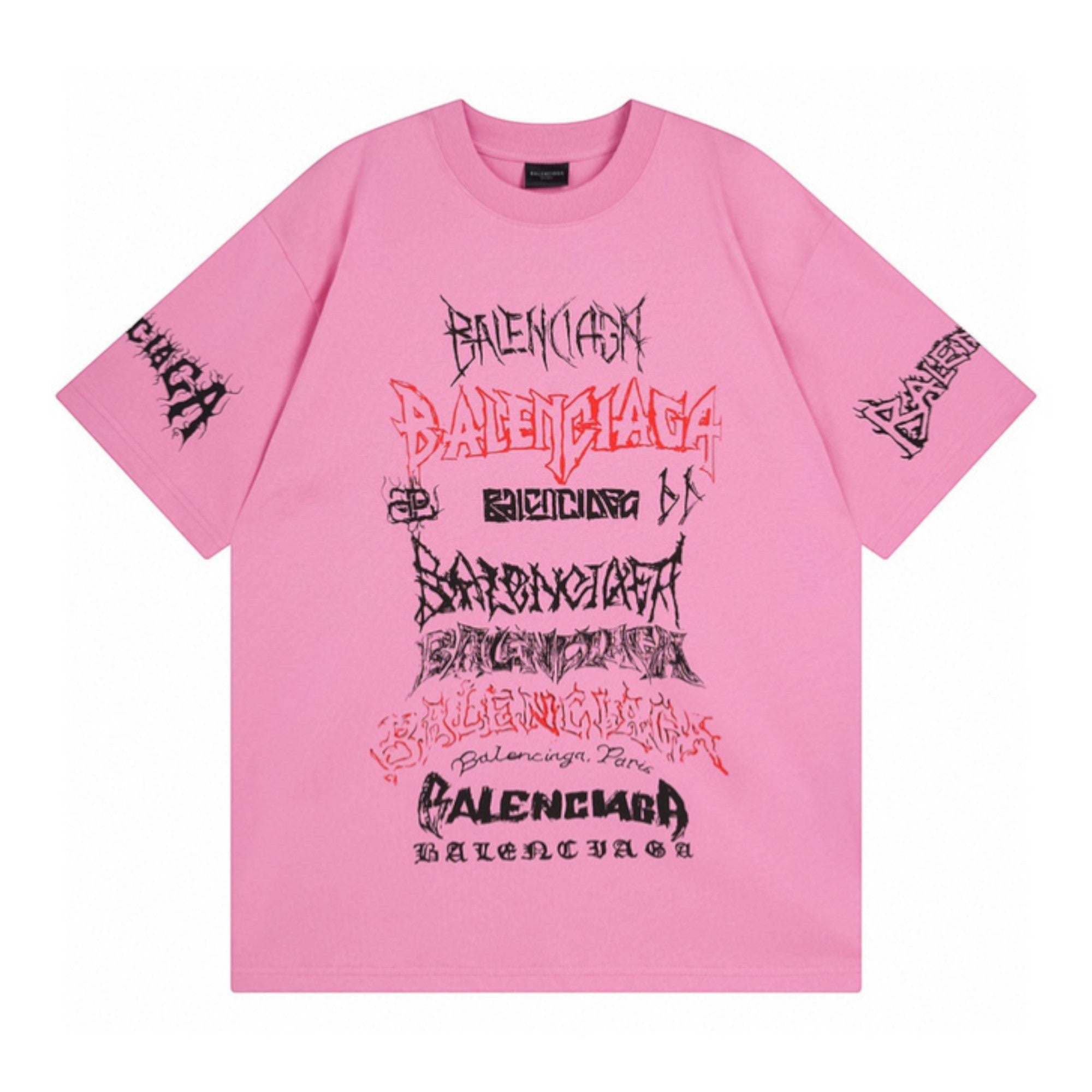 Dragon Year Graffiti Logo T-Shirt Pink