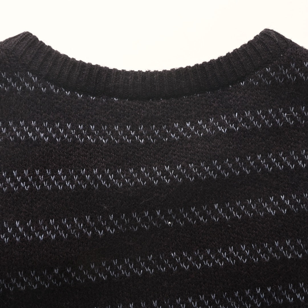 Anagram Striped Dark Navy Blue