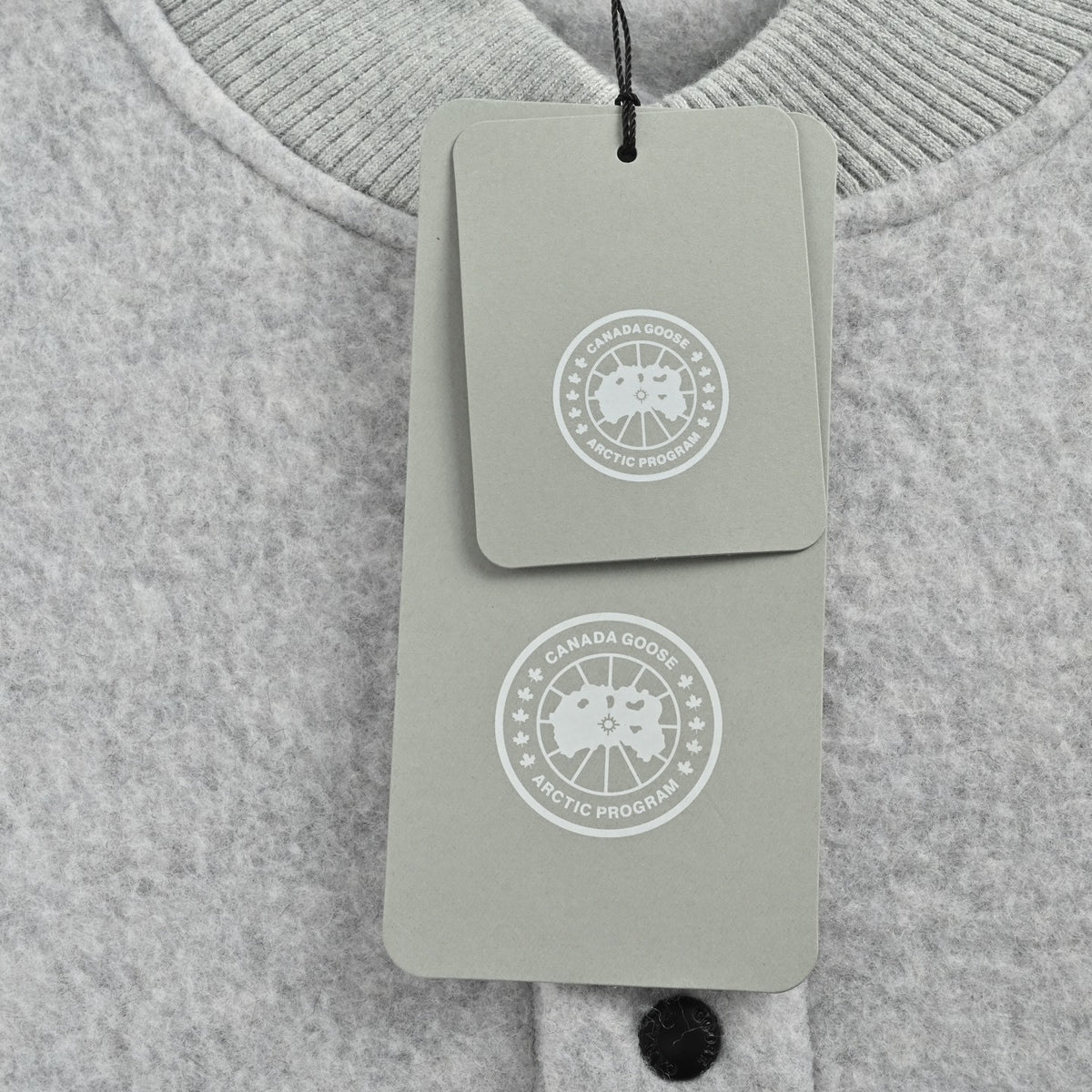 Textured Fleece Varsity Light Grey