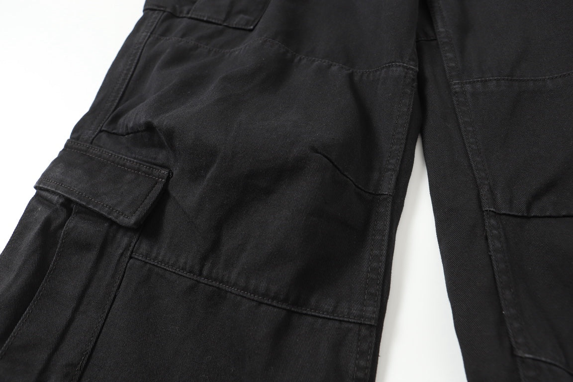 Technical Cargo Pants Black