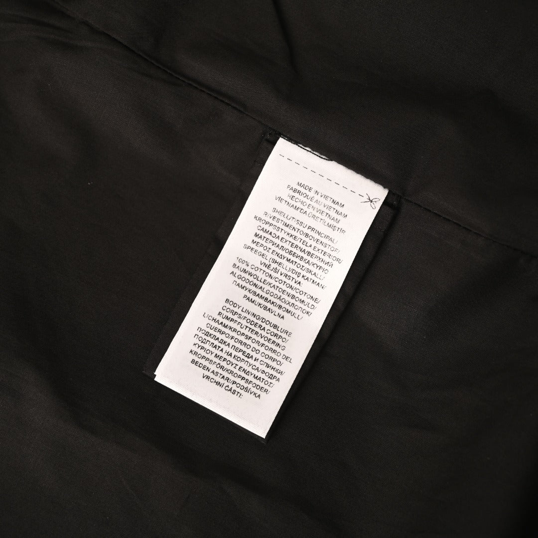 Bayport Cotton-Poplin Embroidered Jacket Black