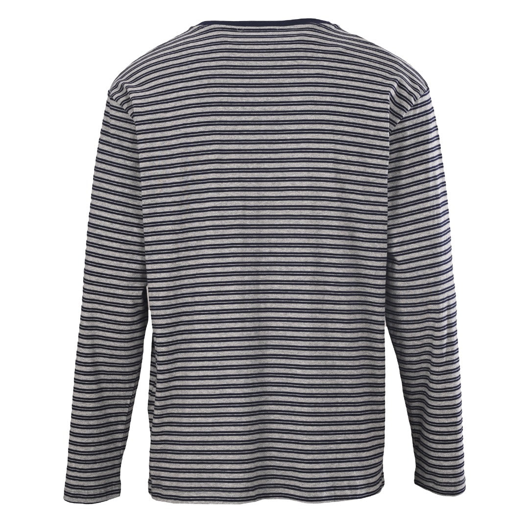 Striped Jersey Grey & Blue