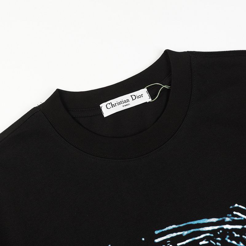 Broken Wording Graphic T-Shirt Black