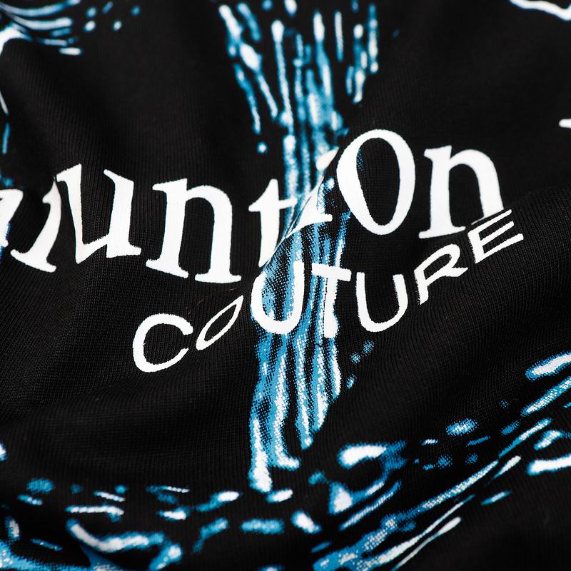 Broken Wording Graphic T-Shirt Black