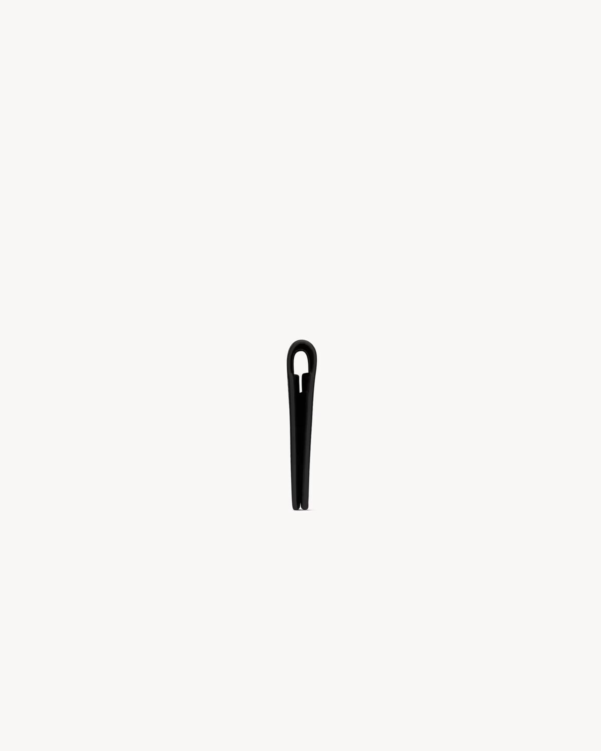 Saint Laurent Tiny Cassandre Credit Card Wallet in Grained Leather