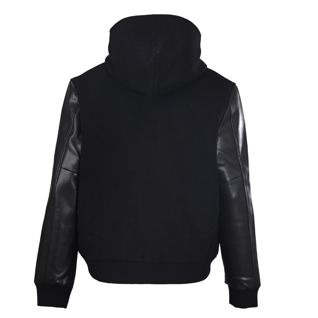 Teddy Double-Face Wool Black