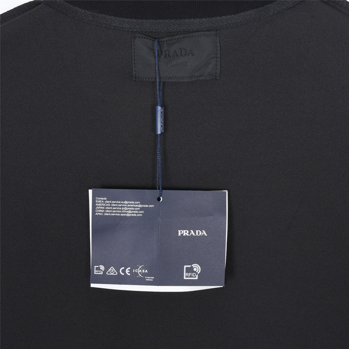 Technical Fabric Triangle Logo Black