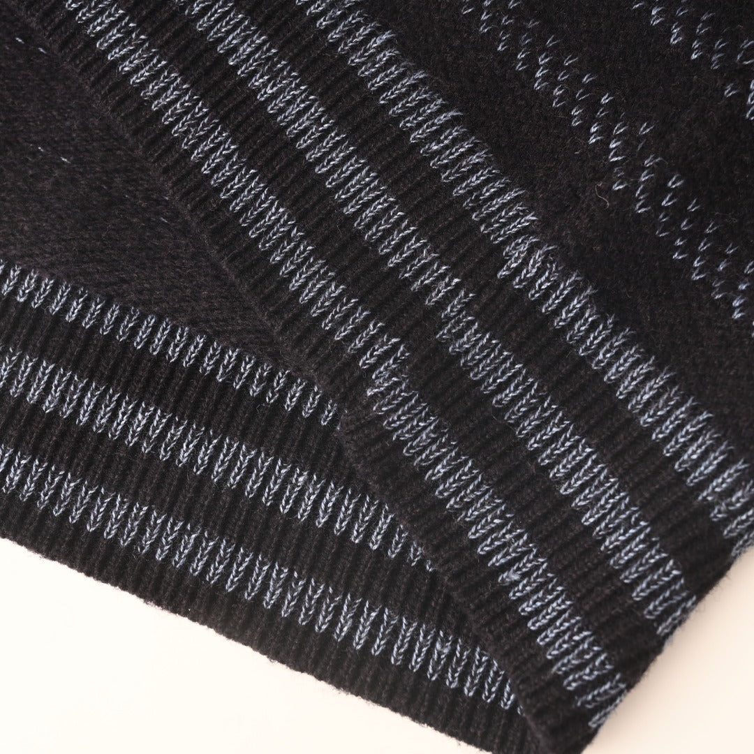 Anagram Striped Dark Navy Blue