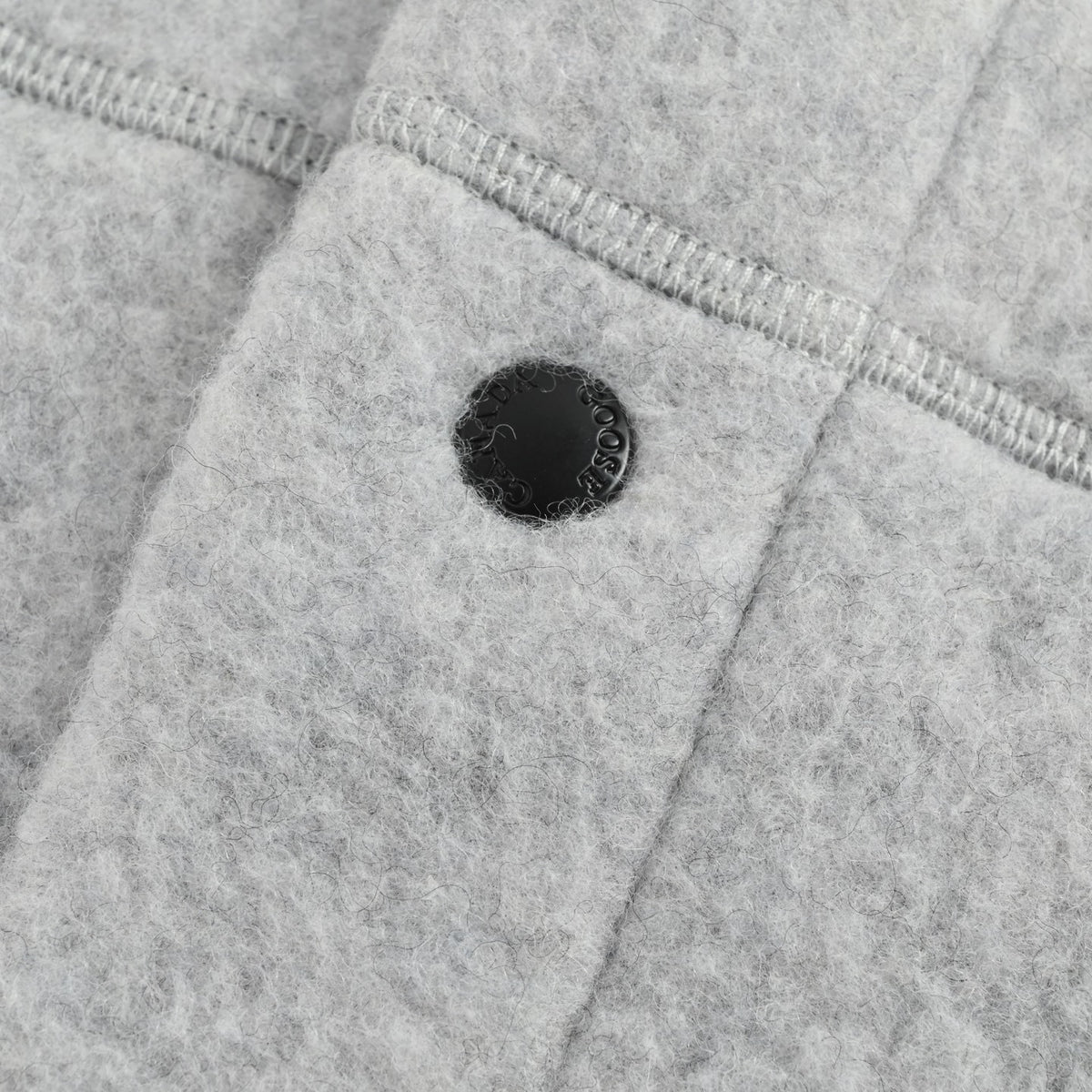 Textured Fleece Varsity Light Grey