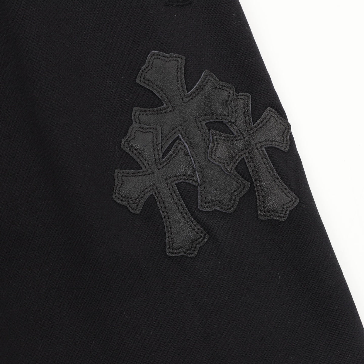 Paper Jam Cross Patch Sweatpants Black
