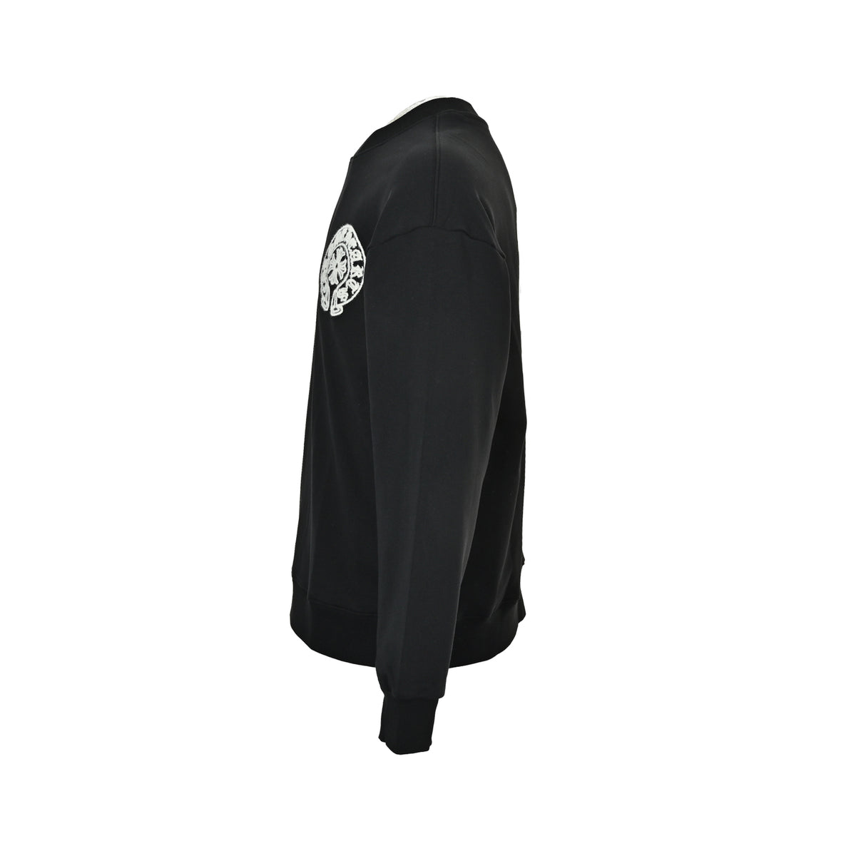 Horseshoe Logo Crewneck Sweatshirt Black