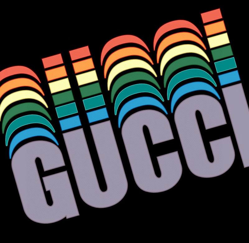 Rainbow Logo Graphic Black