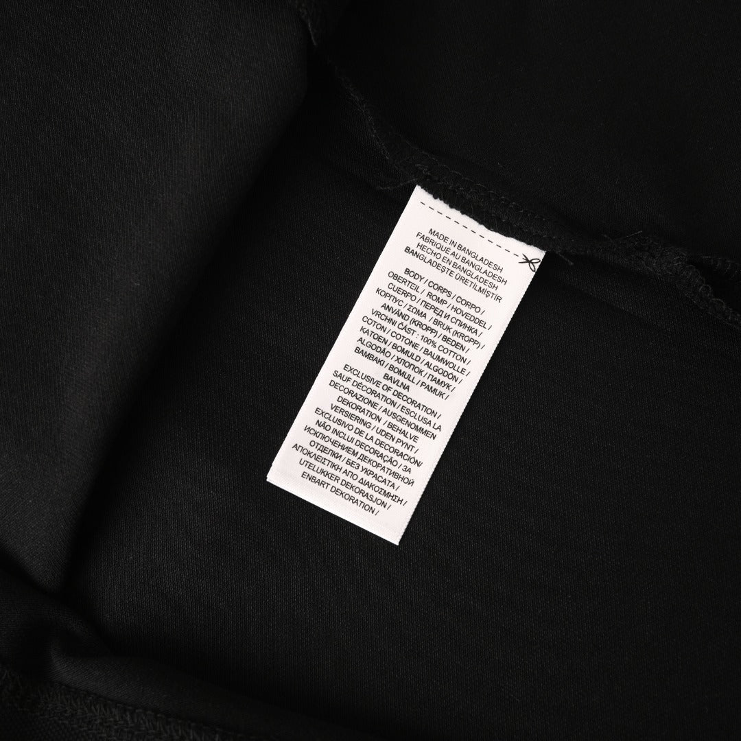 Long-Sleeve Stretch Mesh Polo Black