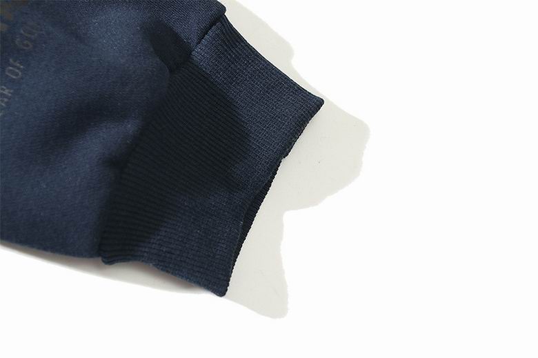 Raglan Full-Zip Hoodie Dark Navy Blue