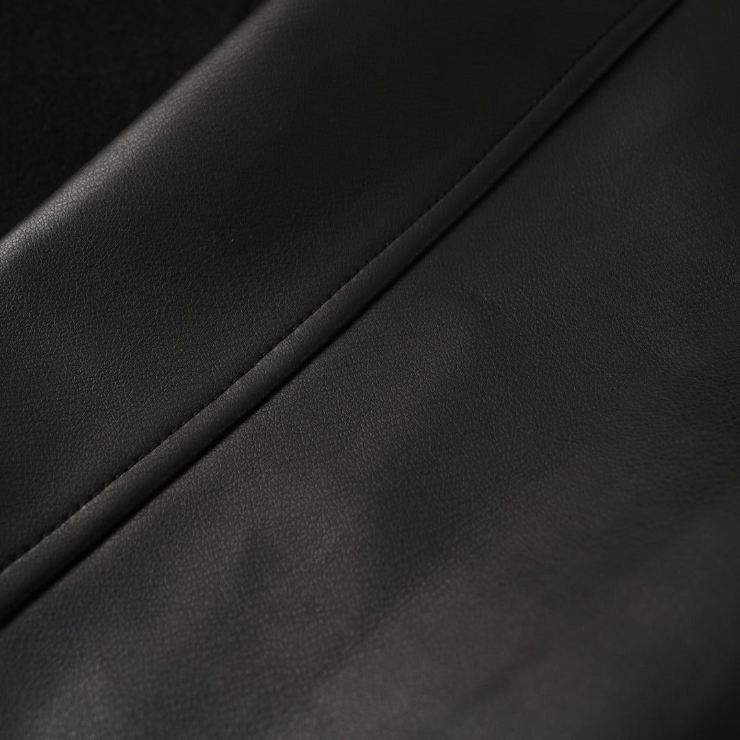 Teddy Double-Face Wool Black