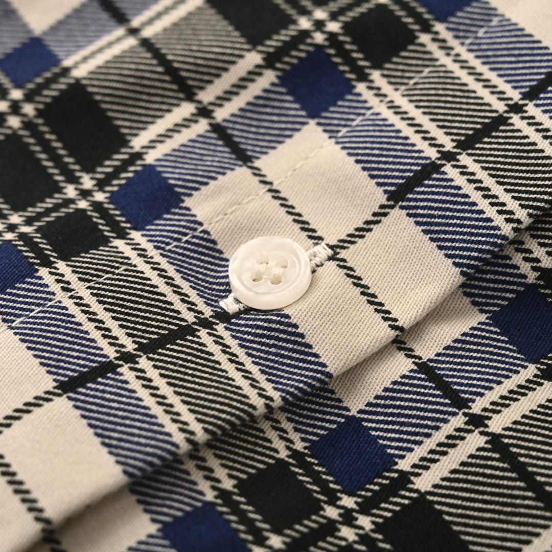 Reversible Plaid Check Black & White
